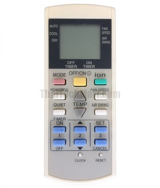 รีโมทแอร์พานาโซนิค Panasonic รุ่น A75C2600 (ปุ่ม ion)